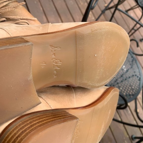 Sam Edelman Josephine Boho Slouch Fringe Boot 7.5 - Picture 8 of 13